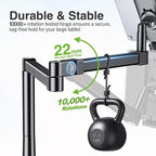 elitehood 28in Long Arm iPad Desk Mount, Heavy Duty Aluminum Tablet Arm Mount - Image 5