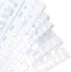 OXFORD Pack of 50 A4 Smooth Perforated Plastic Sleeves 5/100 Thickness Colourless