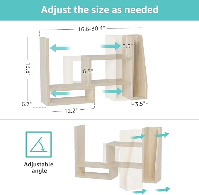 Desktop File Organizer Desk Organizer Shelf - Image 2