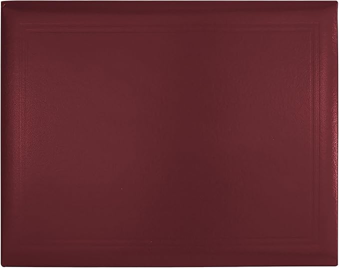 GraduationMall 8.5"x11" Smooth Padded Diploma Cover Certificate Holder Maroon - Image 2