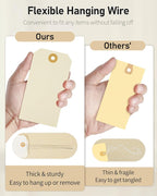 Uniclife 100 Pcs Manila Tags Blank Shipping Tag - Image 4