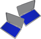 2 Pack Metal Case Stamp Pad Large Size by ZIGEL
