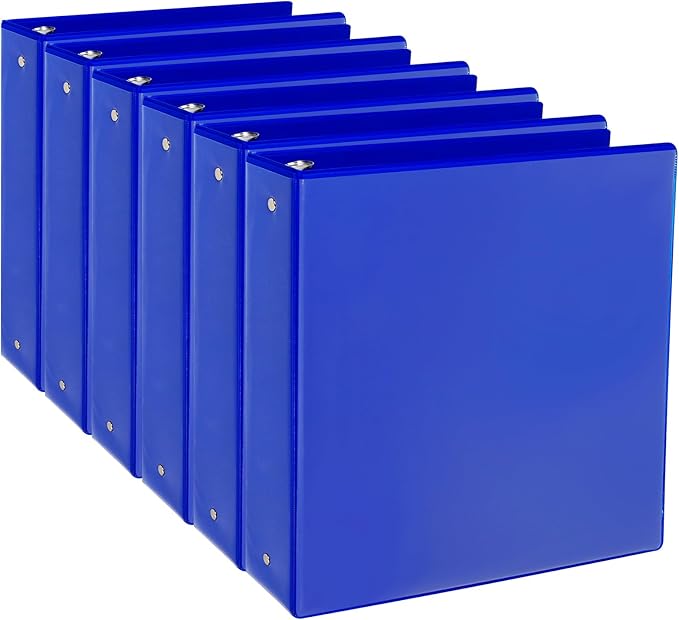 CIXILDTS 2-inch Round Ring Binder, Durable 2" 3 Ring Binder Fit Letter Size by CIXILDTSOffice