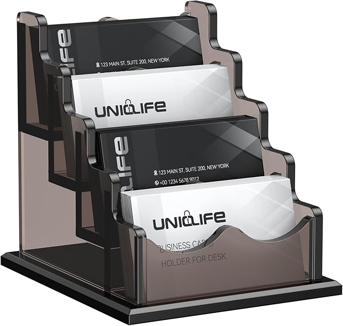 Uniclife Acrylic Business Card Holder by UnicLife