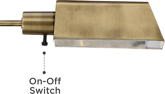 Regency Hill Jenson Traditional Farmhouse Metal Adjustable Pharmacy Floor Lamp - Image 8
