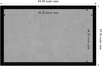 Amanti Art Black Framed Magnetic Board 27x43 Large Vision Board - Image 4