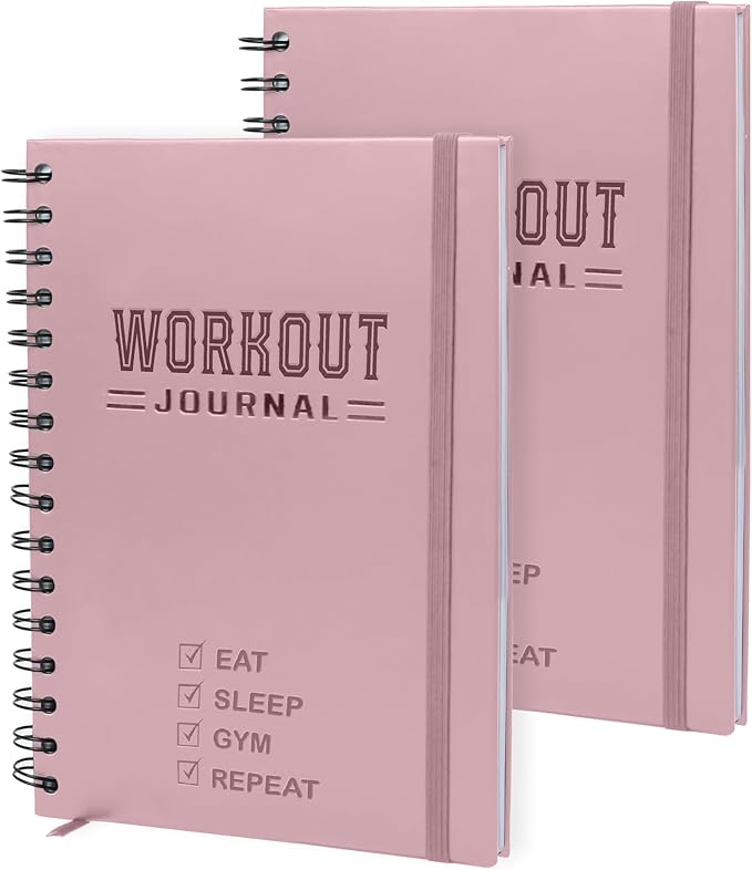 Nextnoid Hardcover Fitness Planner Workout Journal by Nextnoid