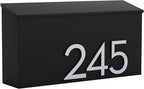 post & porch The OG Mailbox | Wall Mounted Mailbox | Black/Brown/White/Grey by postporch