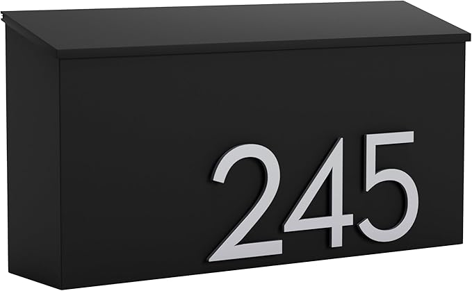 post & porch The OG Mailbox | Wall Mounted Mailbox | Black/Brown/White/Grey by postporch