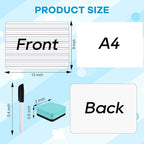 COYMOS 6 Pack Small White Board - Image 3