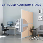 VIVO Modular Wall System, 2 PET Panels, Modern Professional Office Cubicle - Image 6