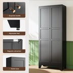 letaya 75" h metal storage cabinet with 2, package contents