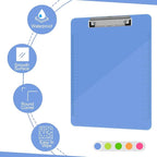 Clipboards, HERKKA 25 Pack Plastic Clipboards Low Profile Clip Standard A4 - Image 6