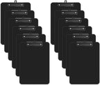 Zoenley A4 Plastic Clipboard Set of 12, 8.5 x 11 Clip Board by Unknown