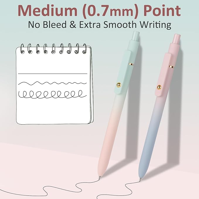 FIOVER Gel Pens, Cute Office Back to School Supplies Gifts - Image 3