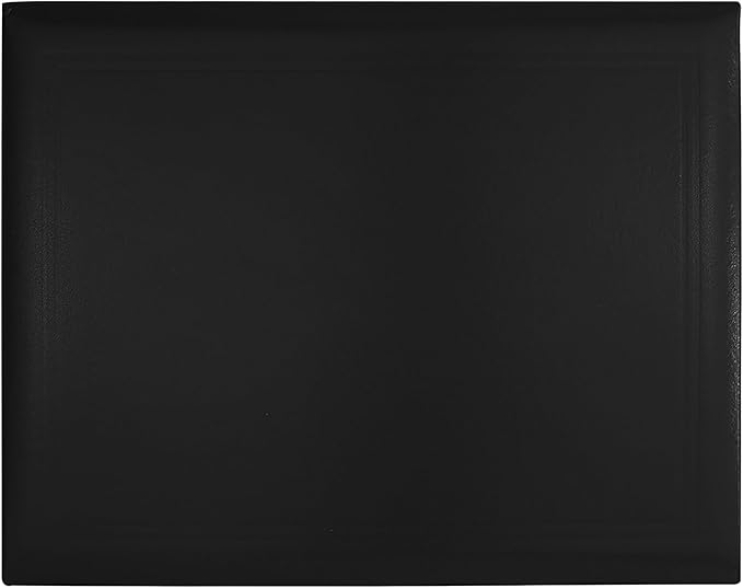 GraduationMall 8.5"x11" Smooth Padded Diploma Cover Certificate Holder Black - Image 2