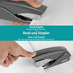AFMAT Effortless Stapler for Desk, 50 Sheet Desktop Stapler, Ergonomic Office - Image 6