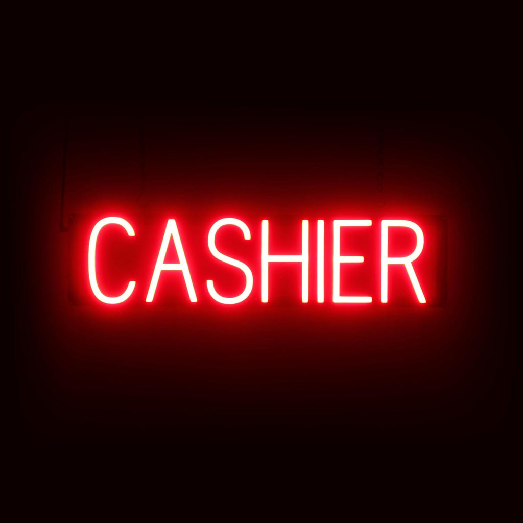 SpellBrite CASHIER Sign | Directional Sign