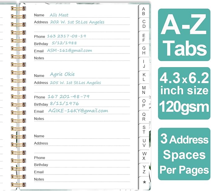 Address Book with Alphabetical Tabs - Image 3
