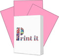 Print It - Vellum Bristol Colored Cardstock Cover Paper, 67 Lb, 8.5" X 11” by Unknown