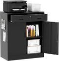 TaskStorz Metal Storage Cabinet 36" H, Garage Storage Cabinet by TaskStorz