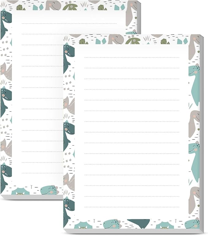 SXboxing Sticky Notes 4X6 Inches, 2 Pack Large Cute Self-Stick Pads, Bright by SXboxing