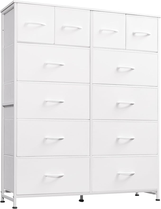 WLIVE Tall White Dresser for Bedroom by WLIVE