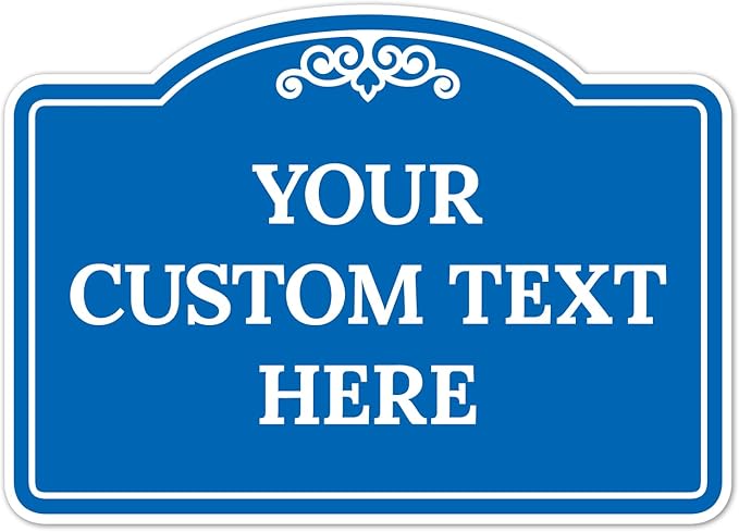 Custom Decorative Sign, Personalized Metal Sign by SigoSigns