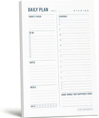 Daily Planner Notepad with Hourly Schedule by TwoTumbleweeds