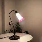 Bieye LS02 Lily Flower Blown Glass Lampshade - Image 3