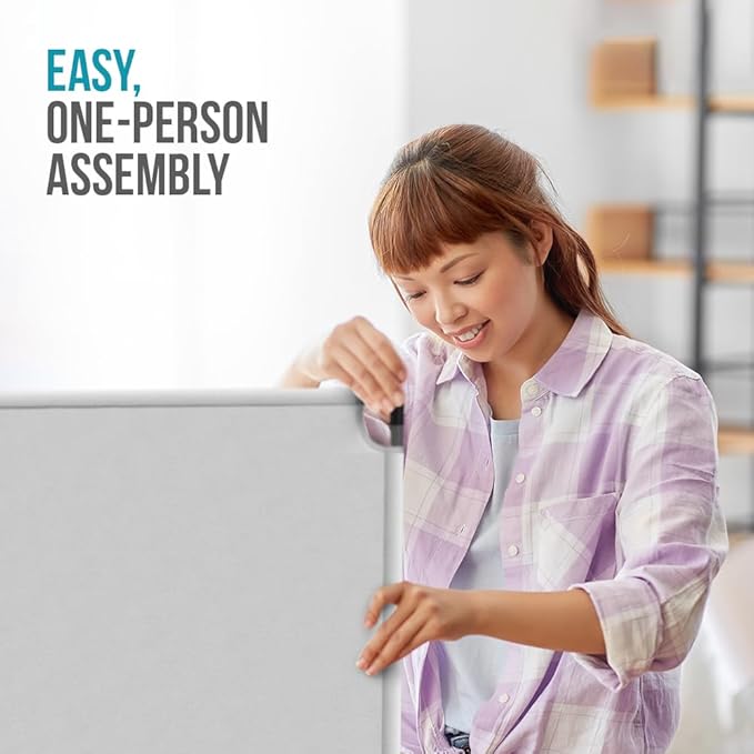 Steel-AID 50-inch Rolling Privacy Room Divider - Image 6