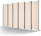 VEVOR Room Divider, 6 Panel Room Divider, Folding Privacy Screen and Portable by VEVOR