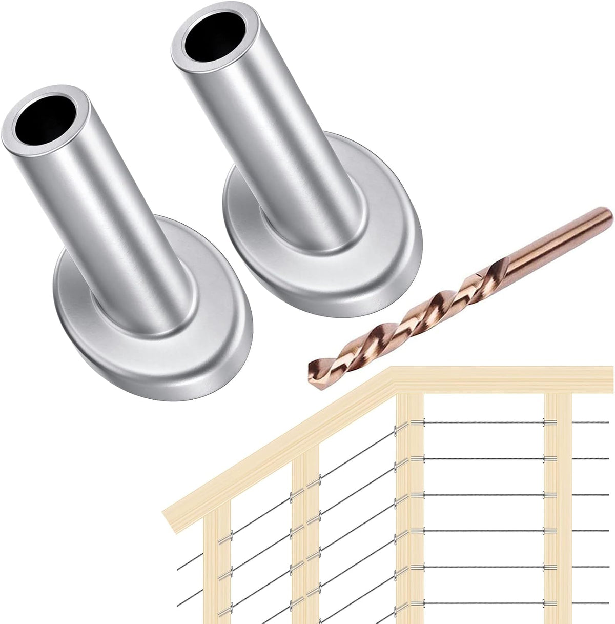CKE 40 Pack T316 Marine Grade Stainless Steel 30 Degree Angle Beveled Protector