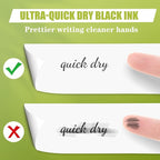 Piochoo Gel Pens, 8 Pack Fine Point Black Ink Smooth Writing Ink Pen, - Image 4