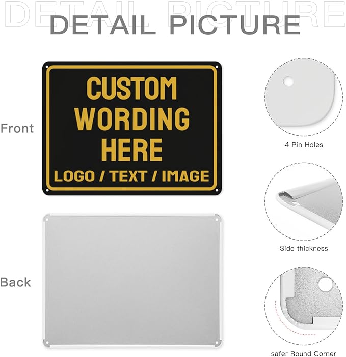Custom Sign Bulk Personalized Metal Signs - Image 7