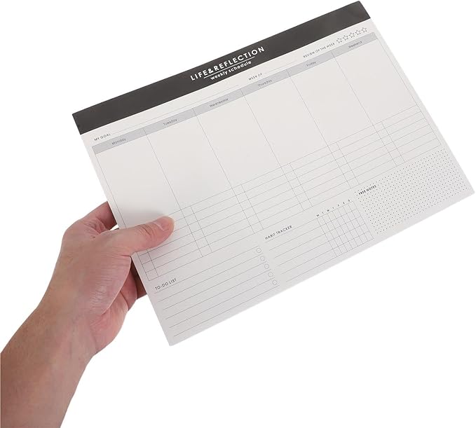 Generic 1 Book Work Goal Planning Notepad Weekly Planner - Image 4