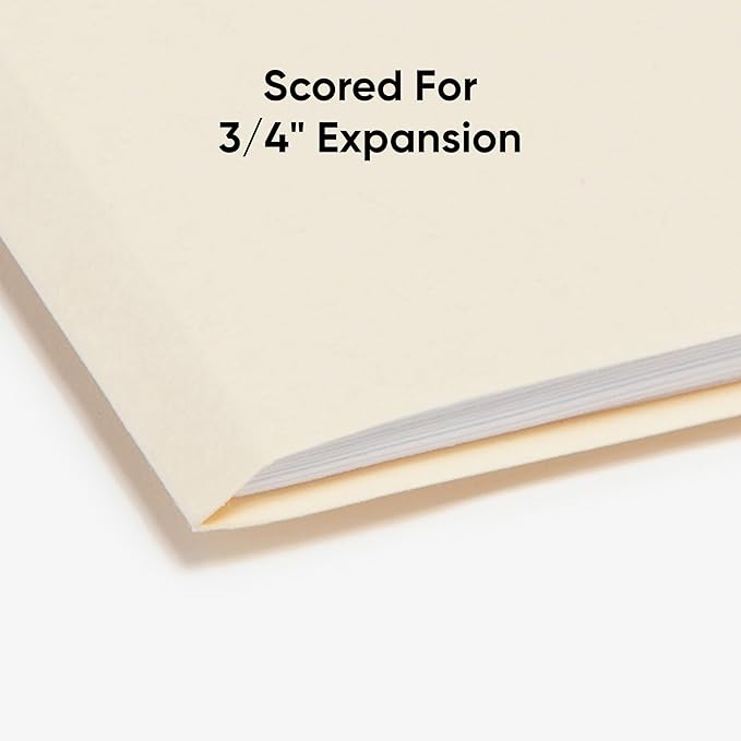 Smead File Folders Letter Sized, 1/3-Cut Tab, Letter Size Manila Folders - Image 5