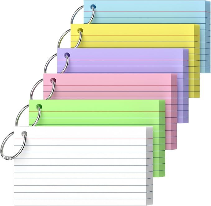 Ciphyfee Index Cards 3x5 Inch by Ciphyfee