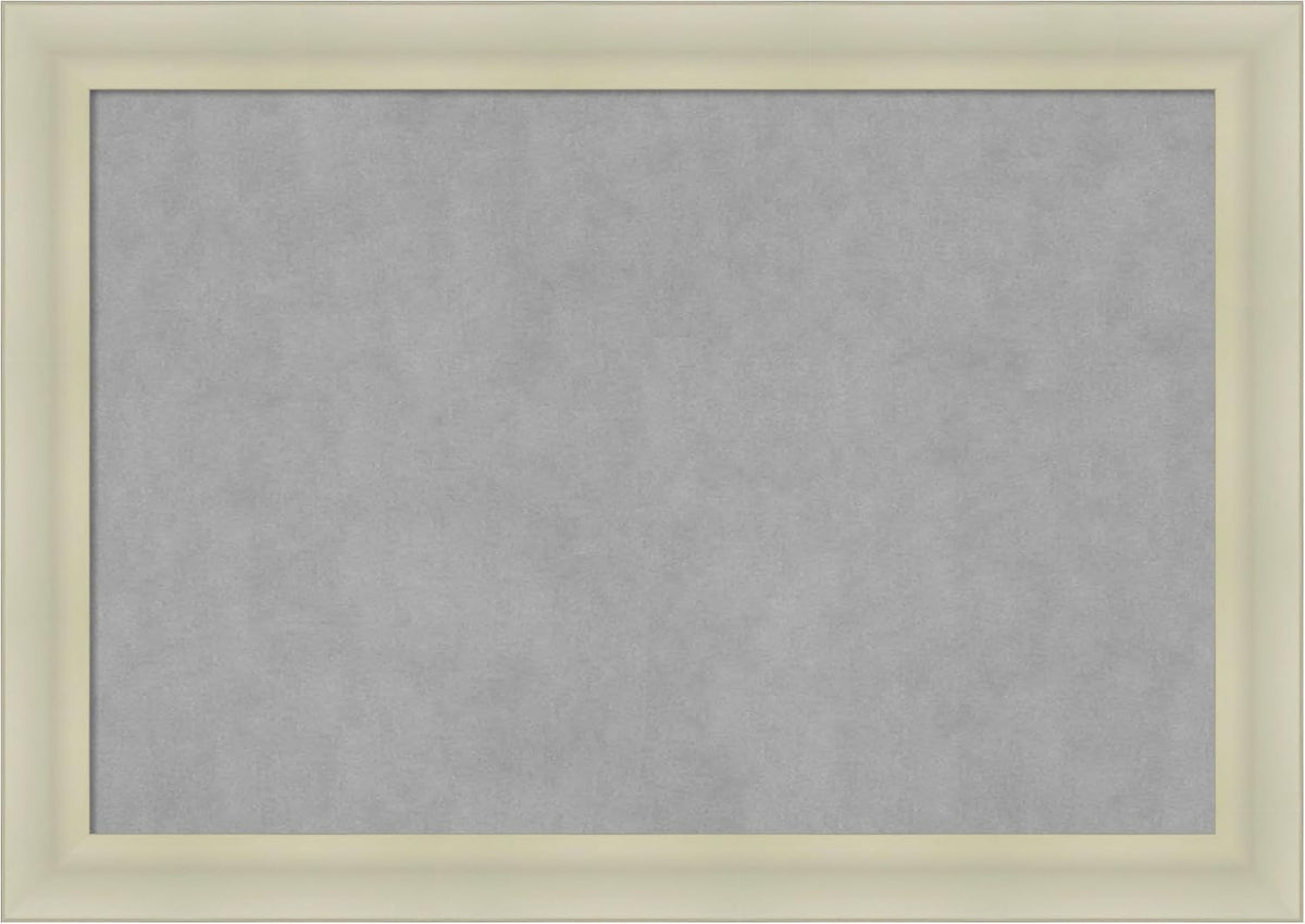 Amanti Art Silver Framed Magnetic Board 29x41 Large Vision Board