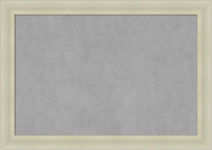 Amanti Art Silver Framed Magnetic Board 29x41 Large Vision Board by AmantiArt