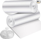 Baderke 40 Pcs Shredder Bags 15 Gallon Paper Shred Waste Bags 26'' x 30'' White by Baderke