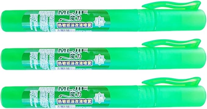 Correction Fluid for Thermal Paper, Address Eraser Concealing Correction Sprayer by Unknown
