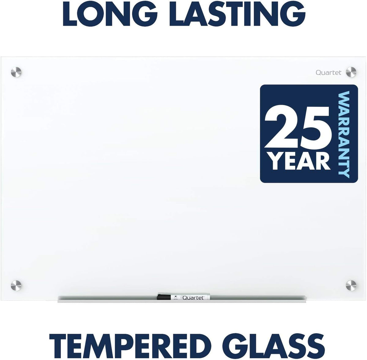 Quartet Dry Erase Board, Magnetic Whiteboard 4' x 3', Glass Board for...