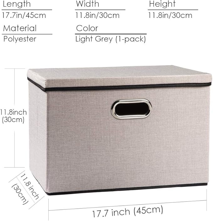 PRANDOM Large Foldable Storage Bin - Image 6