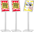 INNOVSIGN 3Packs Heavy Duty Adjustable Pedestal Poster Sign Stand, 11x17