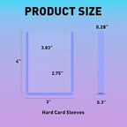 260pt 3"x4" Hard Card Sleeves - Image 2