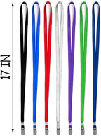 Beebel Lanyards 100 Pack Nylon Flat Badge Lanyard - Image 2