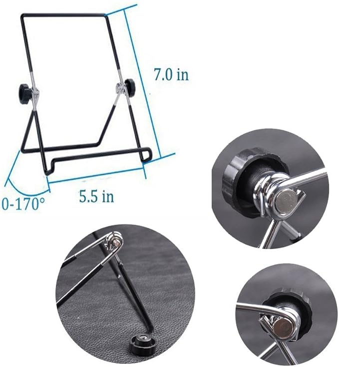 MOACC Tablet Stand, Portable Foldable Tablets Multi-Angle Non-Slip Adjustable - Image 5