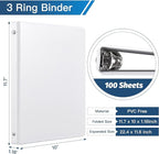 Basic 3 Ring Binder -1 or 1/2'' Binders - Image 2
