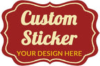 100-500 Pcs Custom Stickers Personalized Labels by Bemumley
